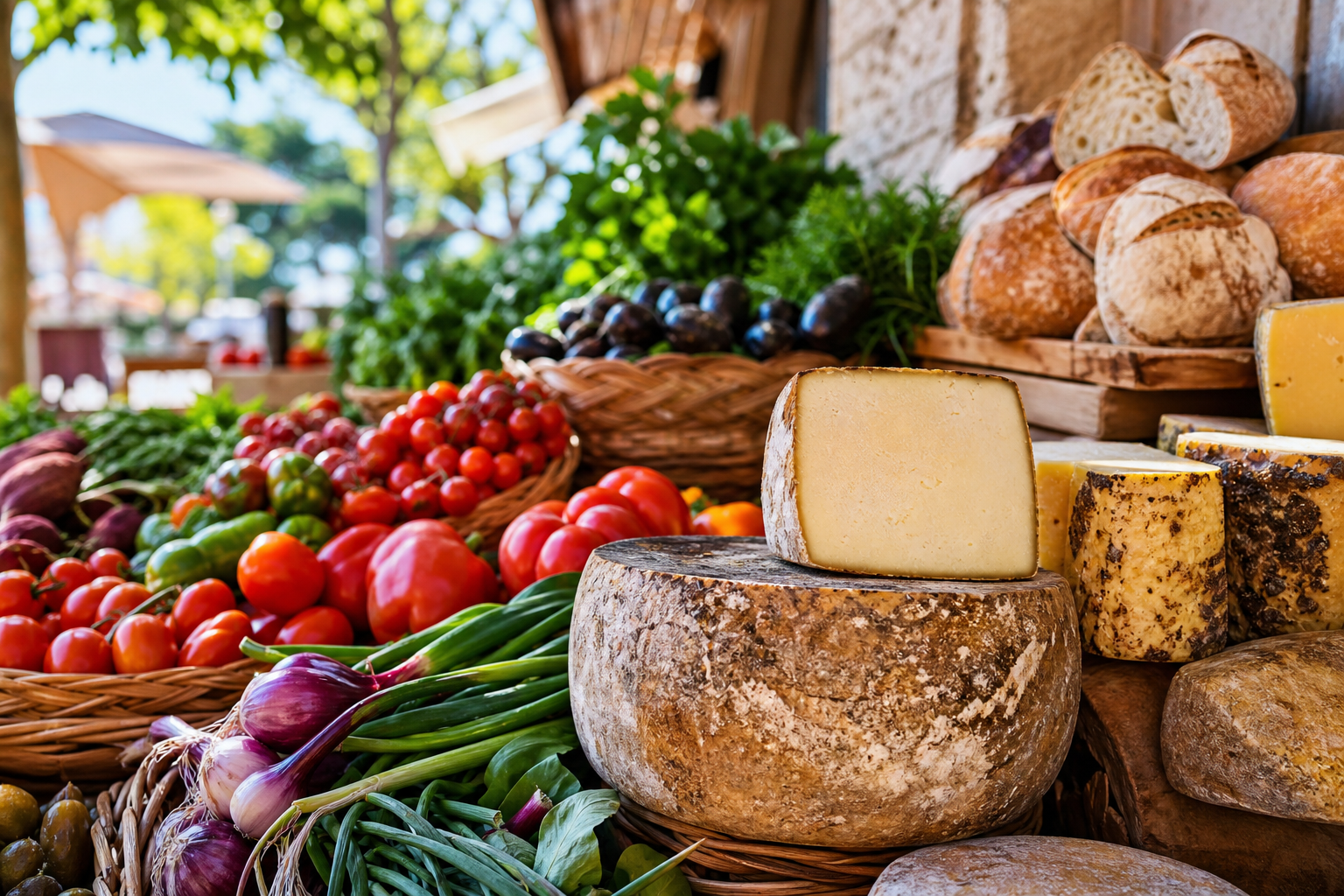 Mercati locali e prodotti freschi vicino a Villa Talciona