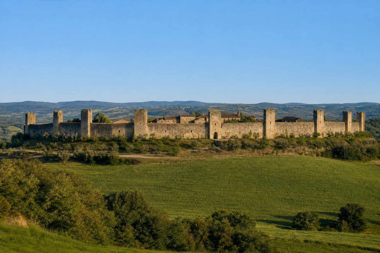 Monteriggioni: il borgo medievale con le mura perfette