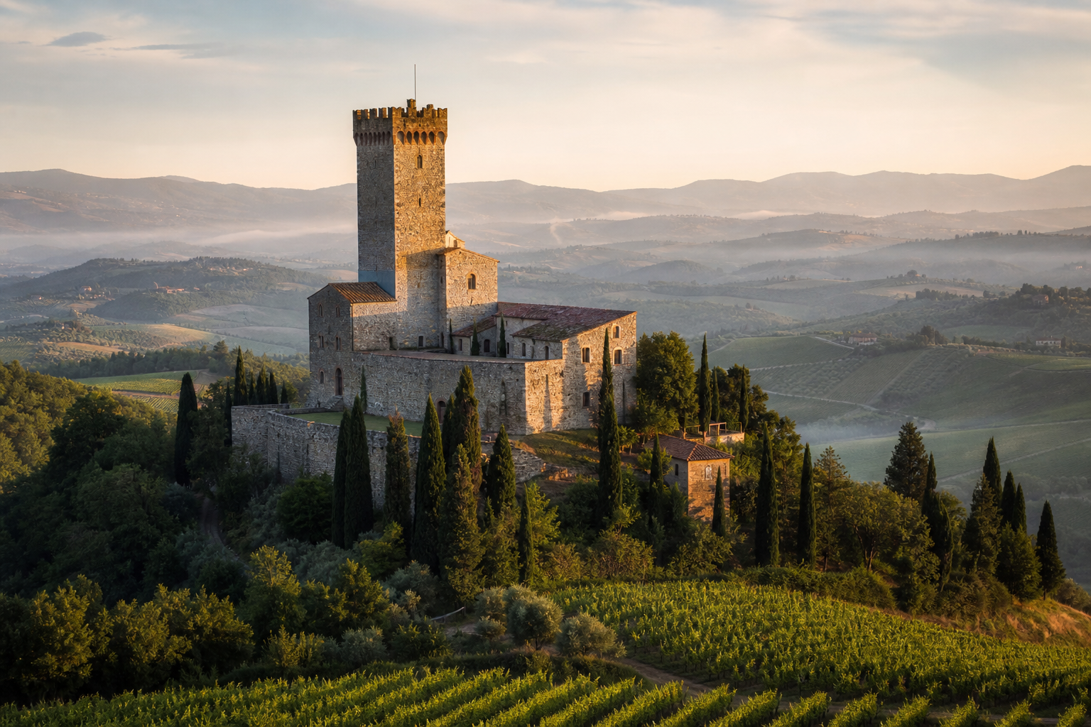Il Castello di Strozzavolpe: storia medievale a pochi passi dalla villa